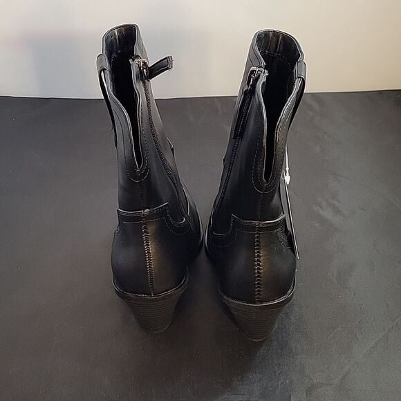 BRAND NEW SCOOP NYC WOMEN'S WESTERN MID -CALF HEELED BOOTIES - Picture 7 of 16